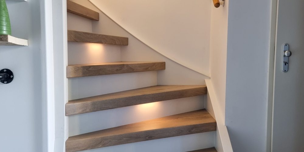 Traprenovatie in Muiderberg dichte trap